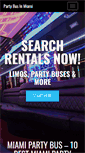 Mobile Screenshot of partybusinmiami.com